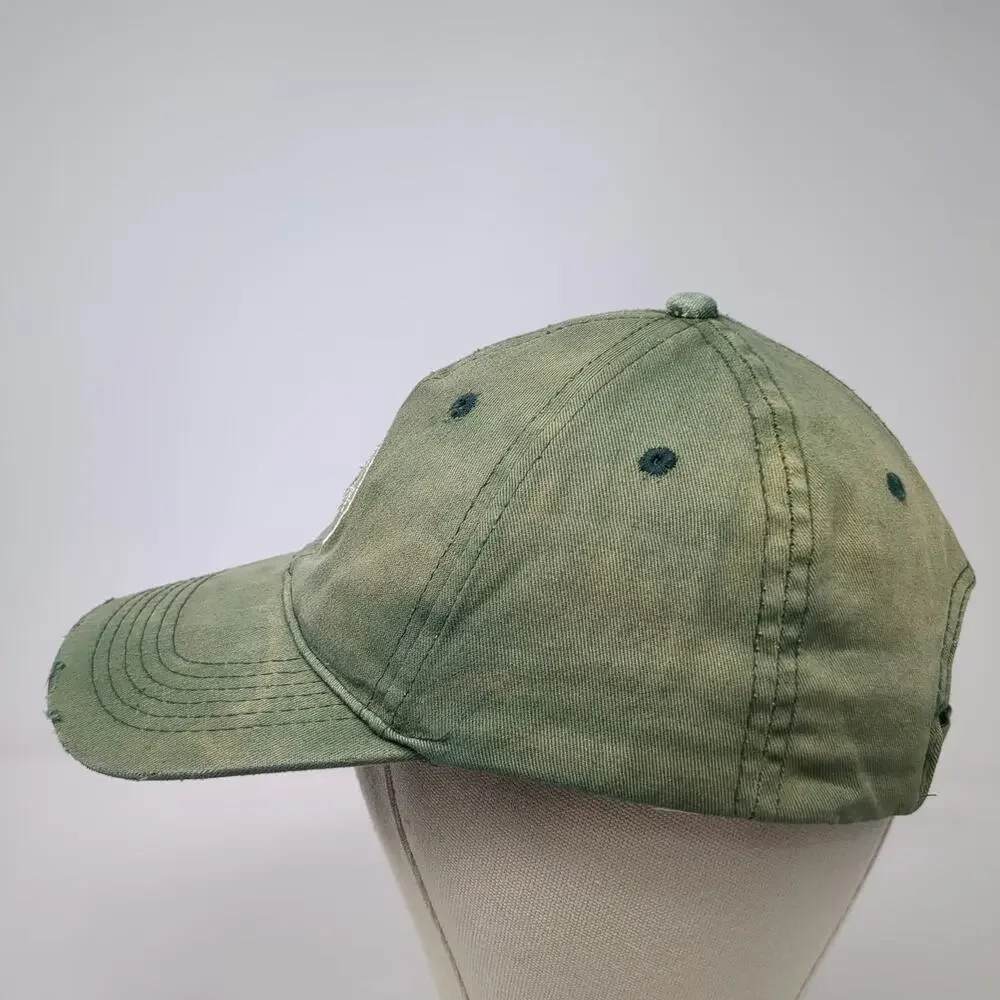 BIG Baseball Cap Green OSFM White Pine Forest Engineers Adjustable Cotton Hat